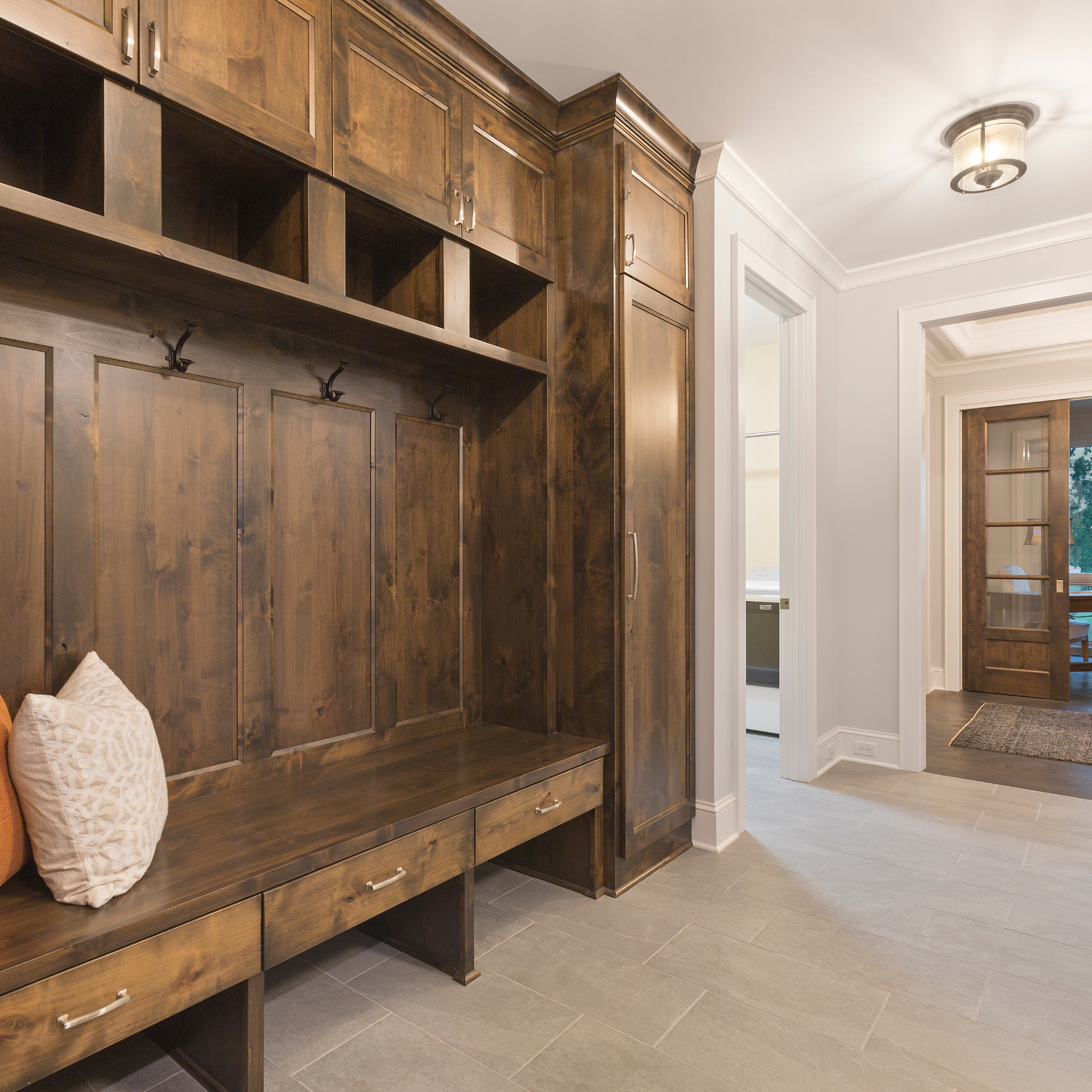 Mudroom built-ins by ONYX Home Solutions